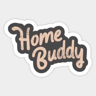 Homebody Vintage Typography Sticker